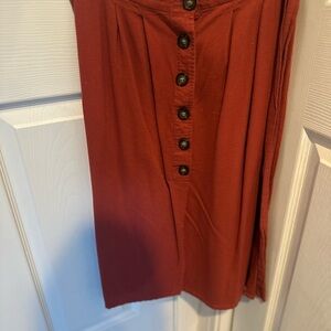 Women's Button-Front Skirt